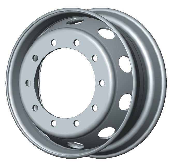 TOPU 9228204 8.25J x 22.5 10x335 ET165 DIA281.00
